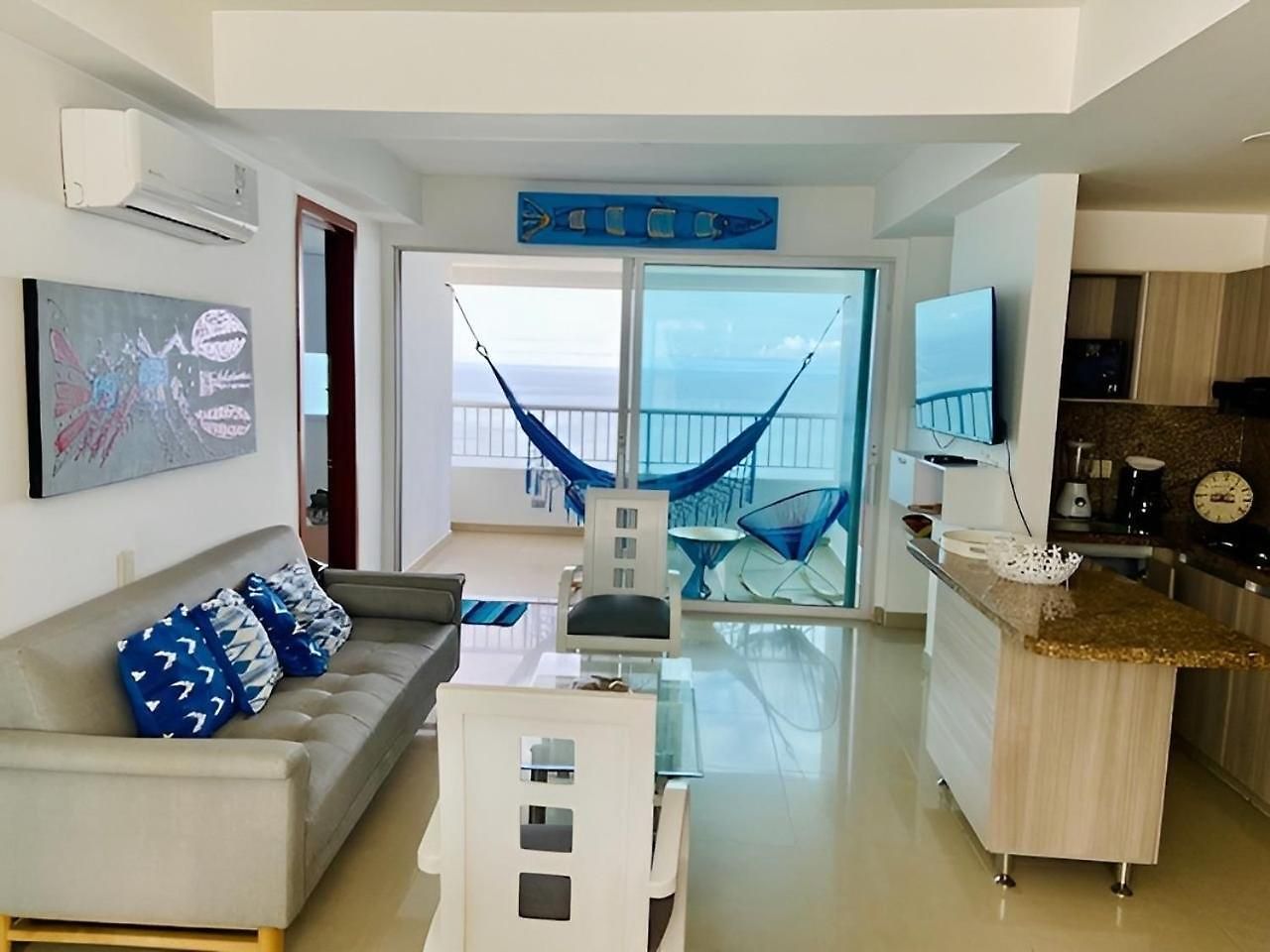 Con Vista Al Mar En Palmetto 1 Apartamento Cartagena