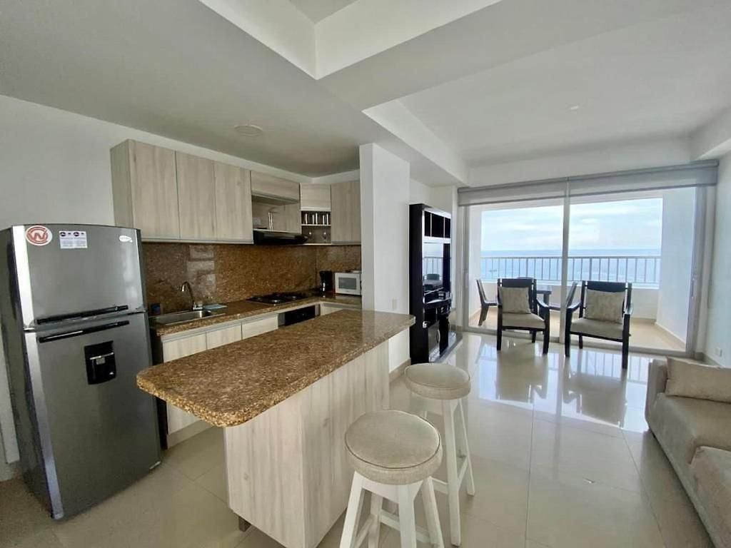 Apartamento Con Vista Al Mar En Palmetto 1 Cartagena